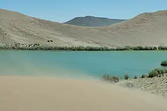 Lake, dunes