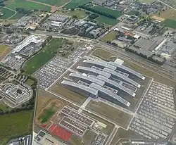 North Atlantic Treaty Organization (NATO) headquarters in Brussels, Belgium. The United States is the leading power in the world's most powerful military alliance.