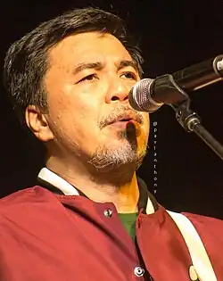Buddy Zabala in 2024 performing with the Eraserheads during UAAP Season 87