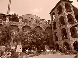 Digitally toned sepia image