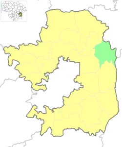 Location of Buivydžiai Eldership