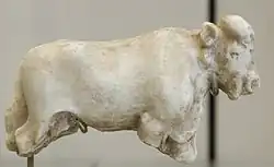 Bull sculpture, Jemdet Nasr period, c. 3000&nbsp;BC