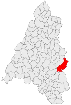 Location in Bihor County