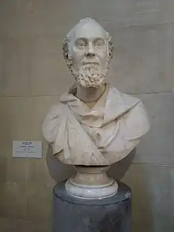 A bust by James Milo Griffith displayed at National Museum Cardiff