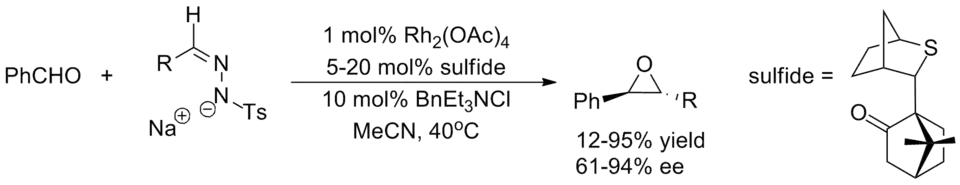 chiral catalyst with carbenoid alkylation for the Johnson–Corey–Chaykovsky reaction