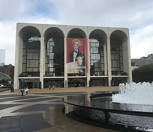 The Metropolitan Opera House at Lincoln Center in New York City by Wallace Harrison (1966)