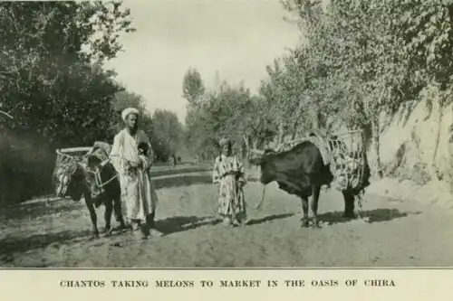 Traders in early 20th century Qira (Chira)