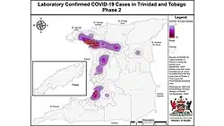 Density of COVID-19 cases recorded in Phase 2 (Sep 2020).