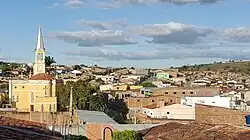 View of Calçado with Our Lady of Lourdes church