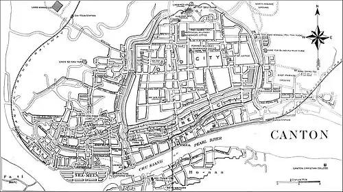 The US Navy's Dept of Navigation's 1920 map of "Canton"