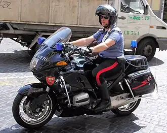 Carabinieri motorcycle