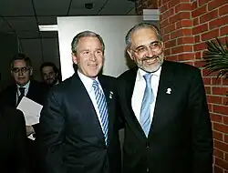 George W. Bush and Carlos Mesa