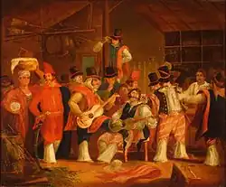 Image 15Payada in a bar. Painting by Carlos Morel. (from Culture of Argentina)