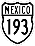 Federal Highway 193 shield