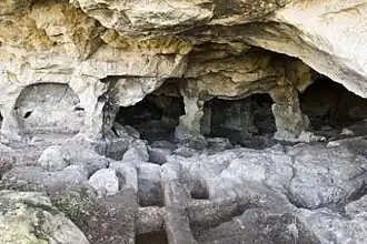 One of the caves of Cava Porcaro