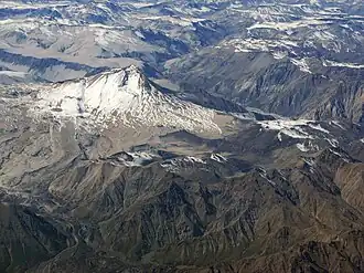 Aerial view of Cerro Azul