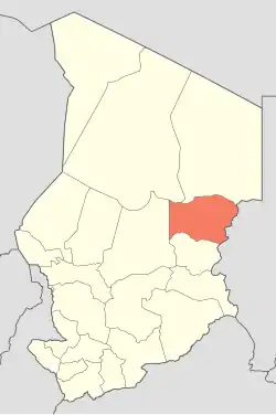 Mata is located in Chad