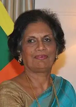 Chandrika Kumaratunga President of Sri Lanka (1994–2005) Prime Minister of Sri Lanka (1994)
