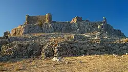Feraclos Castle at sunset