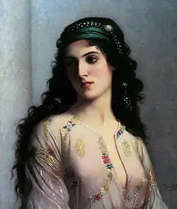 Jewish woman from Tangier by Charles Landelle, 1874, Museum of Fine Arts, Reims