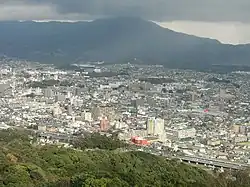 Panoramic view of downtown Futsukaichi