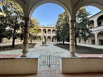 The cloister, 1493-1500.