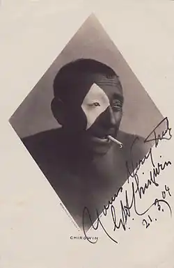 Photo autographed in 1904