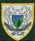 Insignia of CJF 10 (second model).