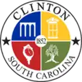 Official seal of Clinton, South Carolina