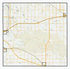 North Portal is located in Coalfields No. 4