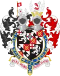Armorial achievement of Churchill as a Knight Companion of the Garter