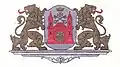 Coat of arms of Riga, created by Rihards Zariņš and approved on 31 October 1925