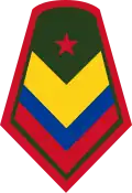 Sargento primero (Colombian National Army)[22]