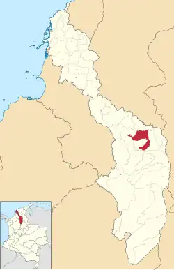 Location of the municipality and town of Barranco de Loba in the Bolívar Department of Colombia