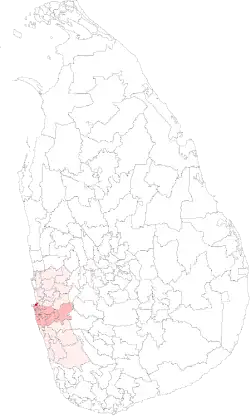 Location of Colombo North