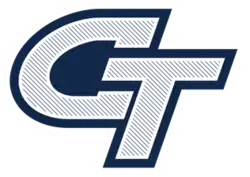 Showing the branding element of interlocking logo.