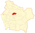 Map of Perquenco commune in Araucania Region
