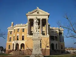 Confederate marker in Marshall, TX IMG 2332