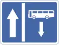 Contra Flow Bus Lane