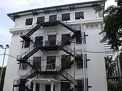 Back view of the Court