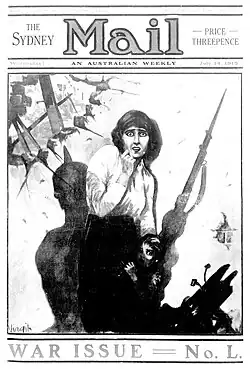 The cover of The Sydney Mail, 14 July 1915.