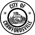 Official seal of Crawfordsville, Indiana