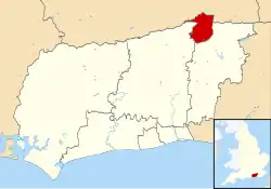 Crawley is located in West Sussex