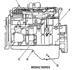 Cummins 6CTA8.3 (left side)
