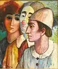 Circus People (ca.1976), 23.3 x 28.2in, Private Collection - Notable