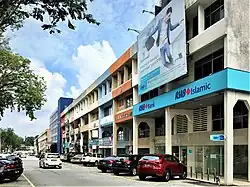 Shoplots along Jalan SS22/25 in Damansara Jaya.