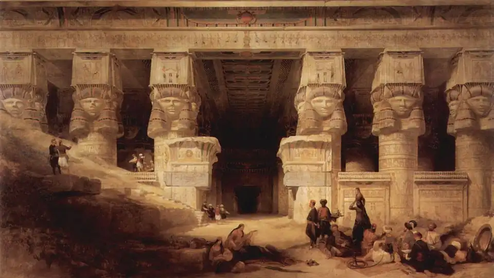 The Temple of Dendera, 1841