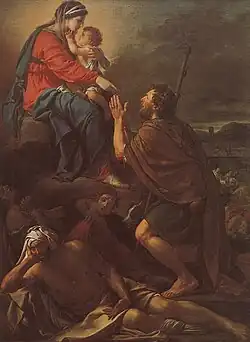 Jacques-Louis David, Saint Roch interceding with the Virgin