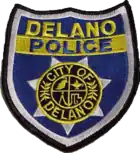 Patch of Delano Police Department
