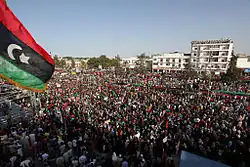 Image 5Demonstrations in Bayda, on 22 July 2011 (from History of Libya)